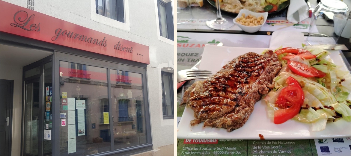 Les gourmands disent - Menu Image 1